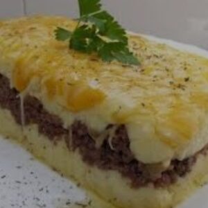 Menú de lunes Pastel de carne