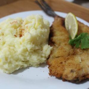 Menú día miércoles 
Pescado con puré.